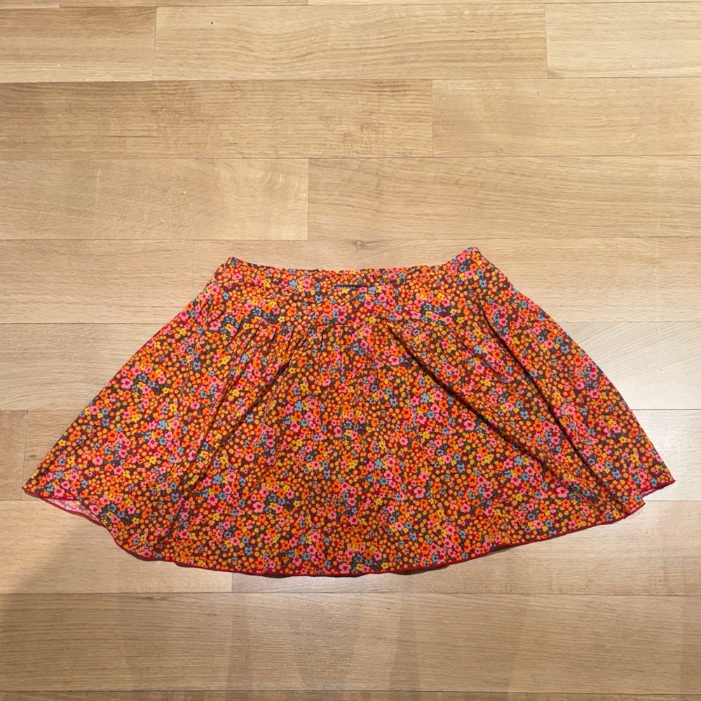 Toad&Co Vibrant Floral Skater Skirt